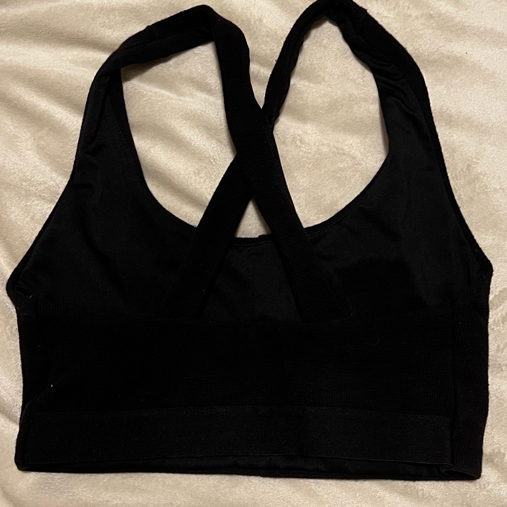 Black Gymshark Sports Bra